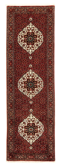 Loper Perzisch tapijt - Bijar - 290 x 82 cm - donkerrood
