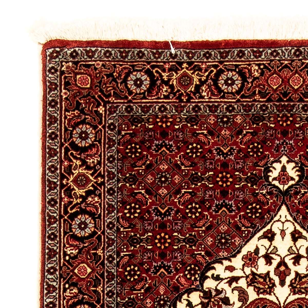 Loper Perzisch tapijt - Bijar - 290 x 82 cm - donkerrood