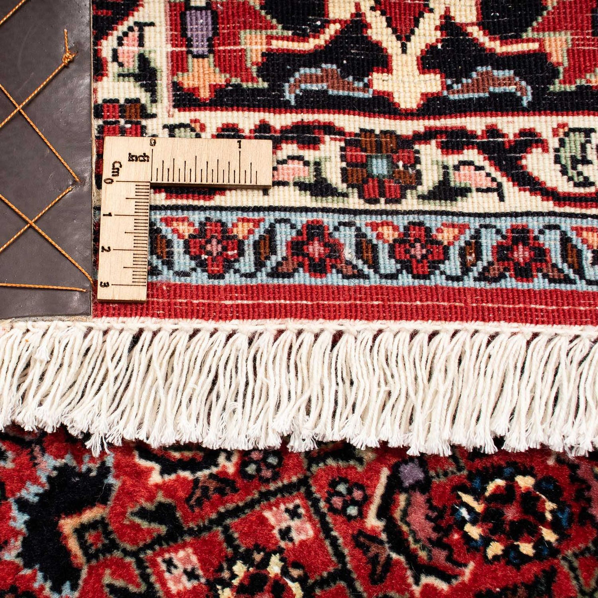 Perzisch tapijt - Bijar vierkant  - 200 x 197 cm - donkerrood