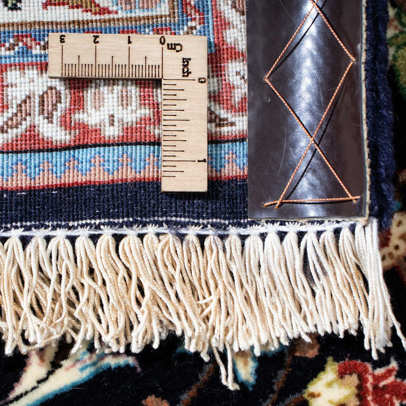 Perzisch tapijt - Ghom - 210 x 140 cm - donkerblauw