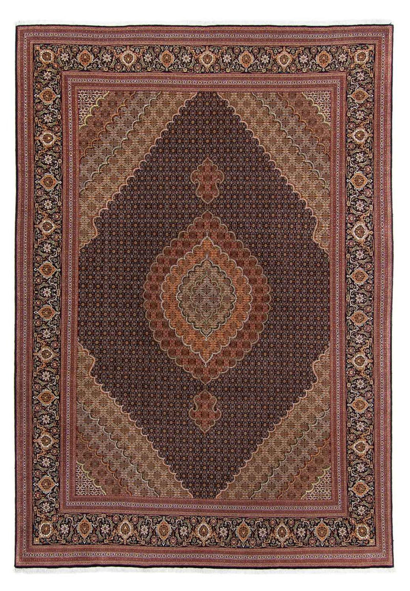 Perzisch tapijt - Tabriz - 359 x 252 cm - bruin