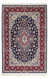 Isfahan Tapijt 130x200cm - Perzisch tapijt - Rechthoekig / Donkerblauw / 130 x 200 cm Rechthoekig