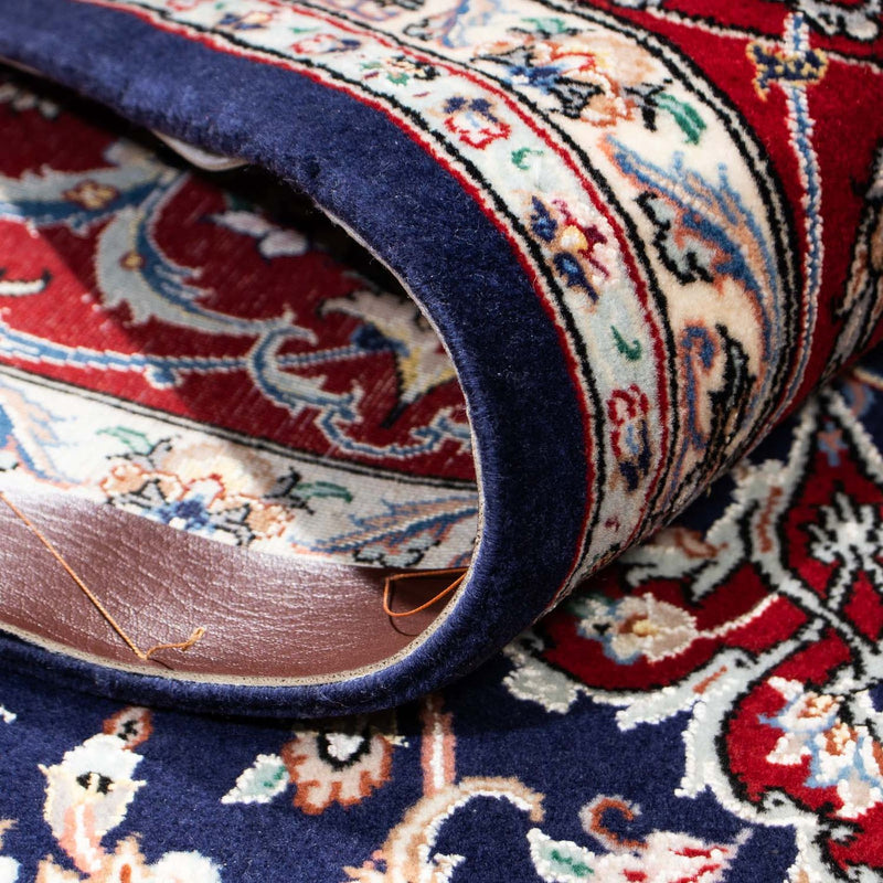 Perzisch tapijt - Isfahan - Premium - 200 x 130 cm - donkerblauw