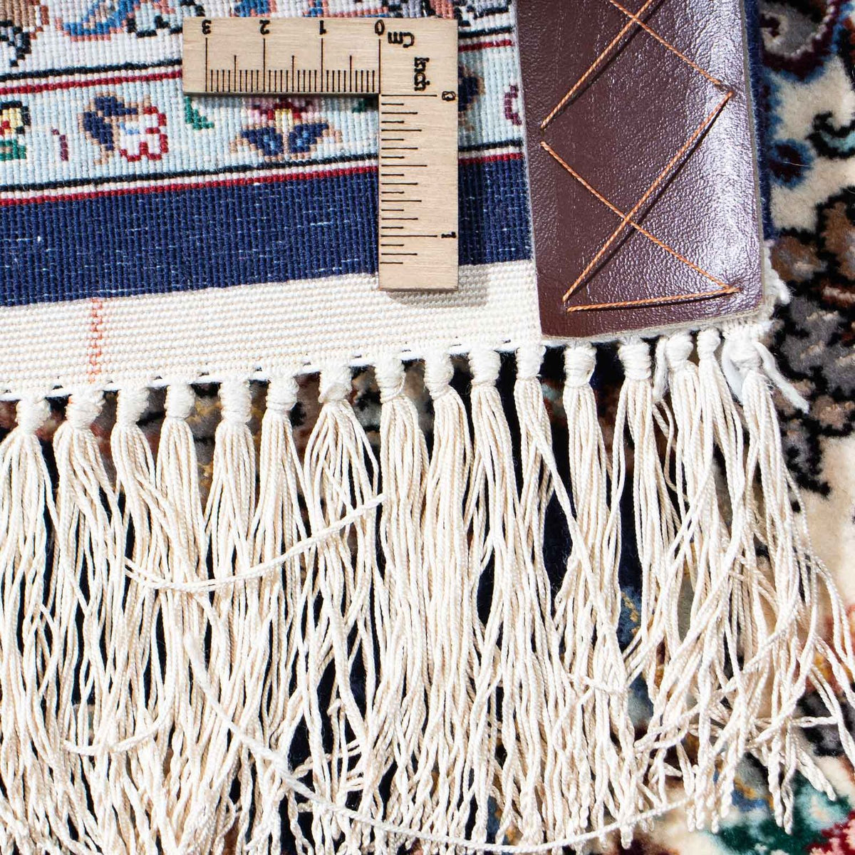 Perzisch tapijt - Isfahan - Premium - 200 x 130 cm - donkerblauw