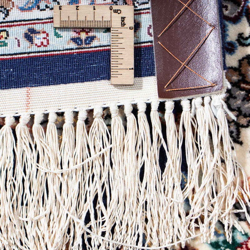 Perzisch tapijt - Isfahan - Premium - 200 x 130 cm - donkerblauw