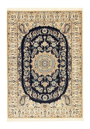 Perzisch tapijt - Nain - Premium - 148 x 100 cm - donkerblauw