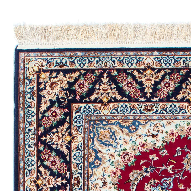 Perzisch tapijt - Isfahan - Premium - 194 x 131 cm - donkerrood