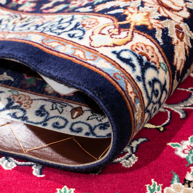 Perzisch tapijt - Isfahan - Premium - 194 x 131 cm - donkerrood