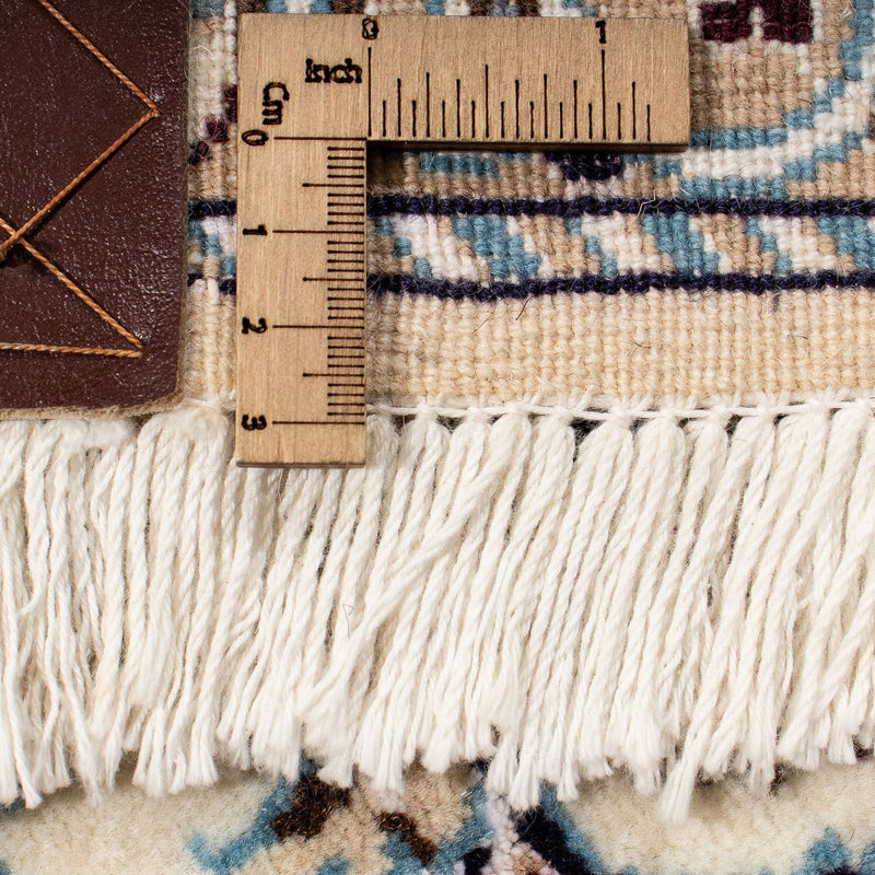 Perzisch tapijt - Nain - Koninklijk vierkant  - 202 x 201 cm - beige