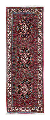 Loper Perzisch tapijt - Bijar - 205 x 74 cm - donkerrood
