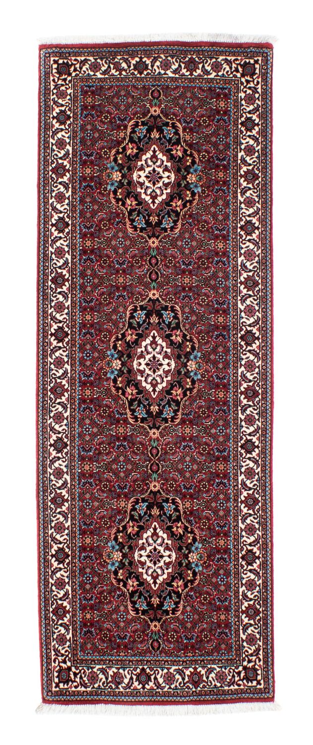 Loper Perzisch tapijt - Bijar - 205 x 74 cm - donkerrood
