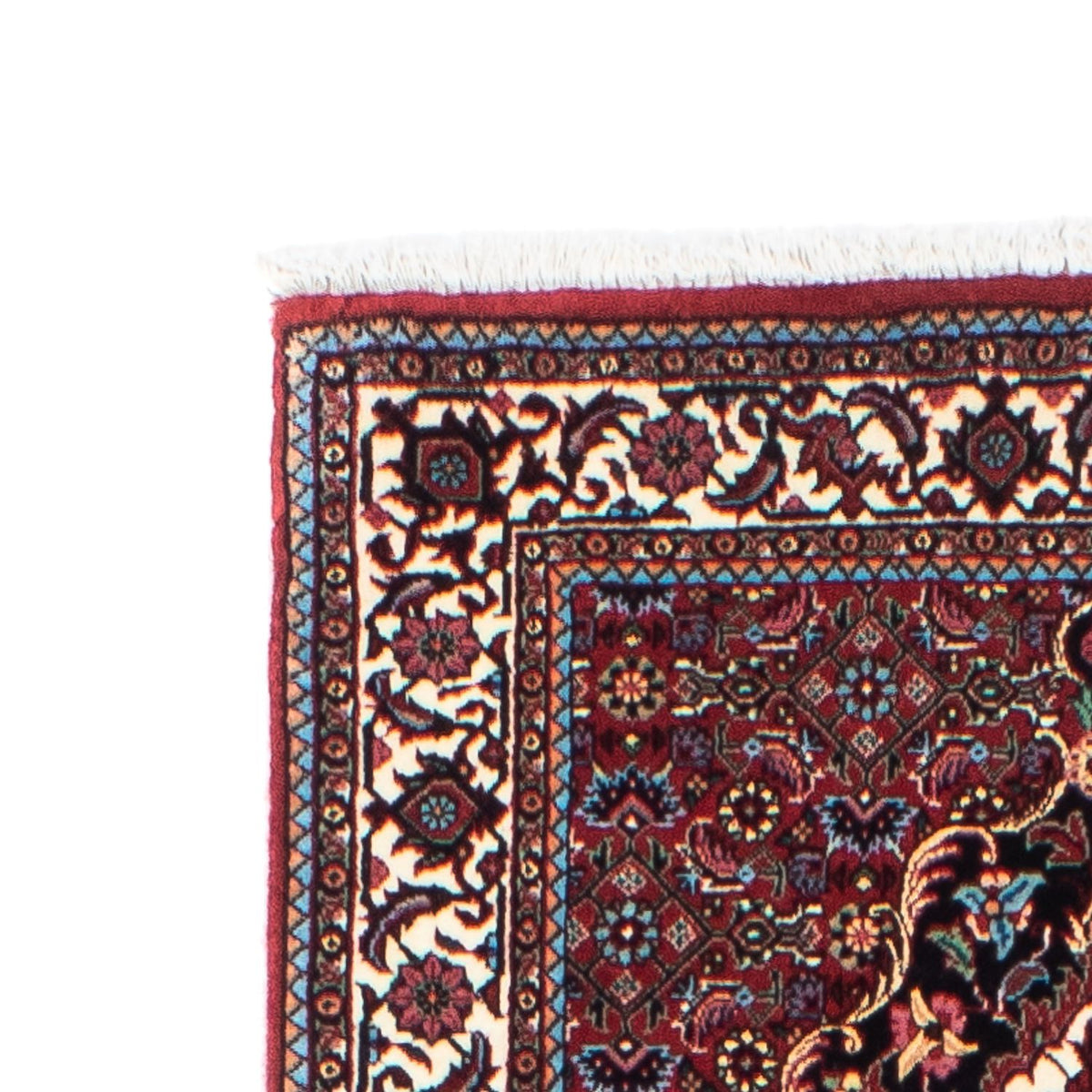 Loper Perzisch tapijt - Bijar - 205 x 74 cm - donkerrood