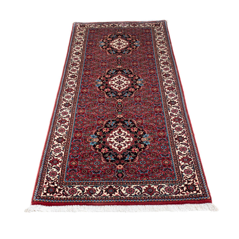 Loper Perzisch tapijt - Bijar - 205 x 74 cm - donkerrood
