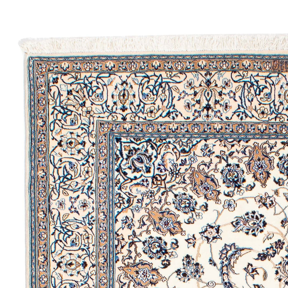 Perzisch tapijt - Nain - Premium - 209 x 130 cm - beige