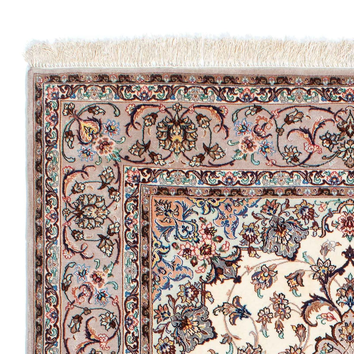 Perzisch tapijt - Isfahan - Premium - 201 x 130 cm - beige