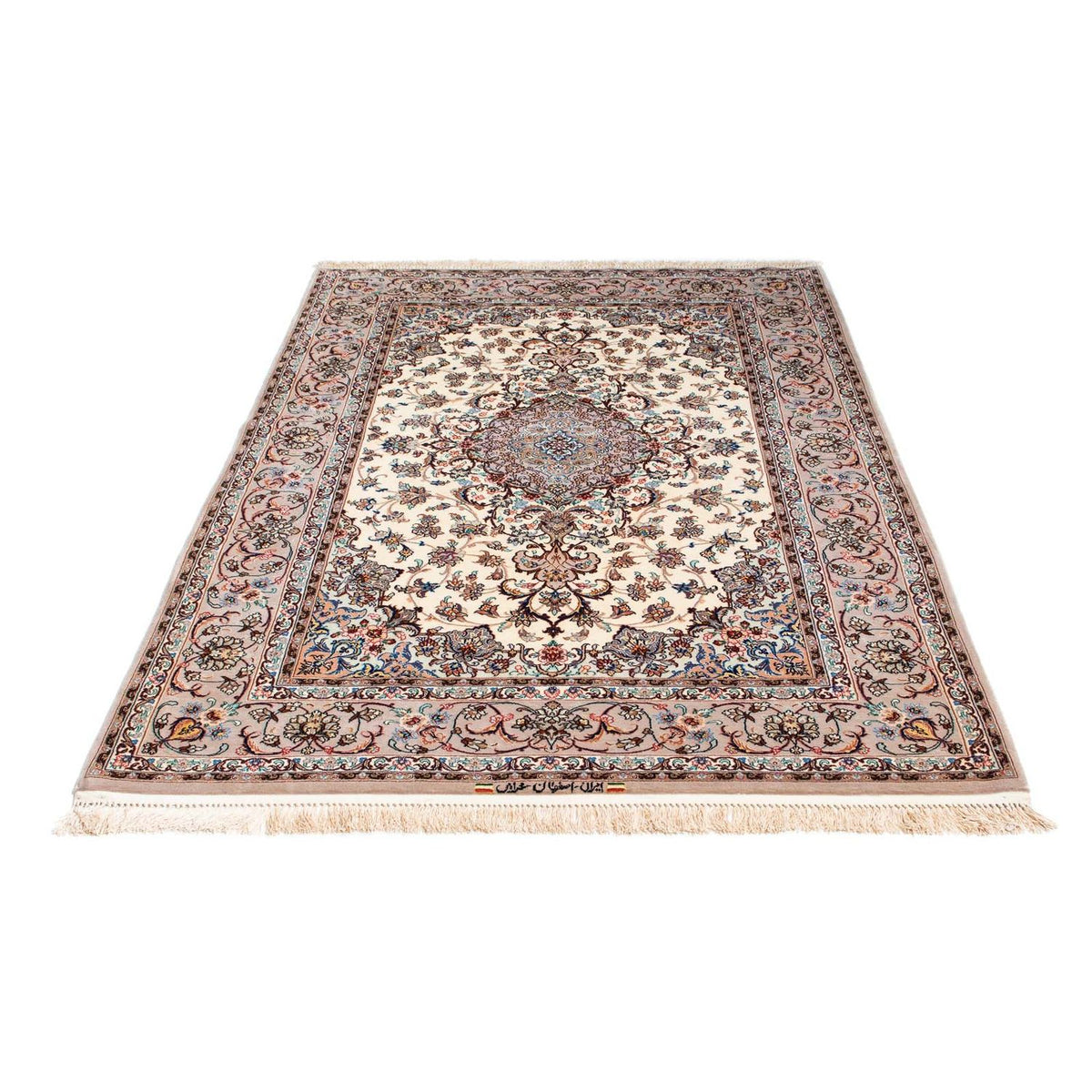Perzisch tapijt - Isfahan - Premium - 201 x 130 cm - beige