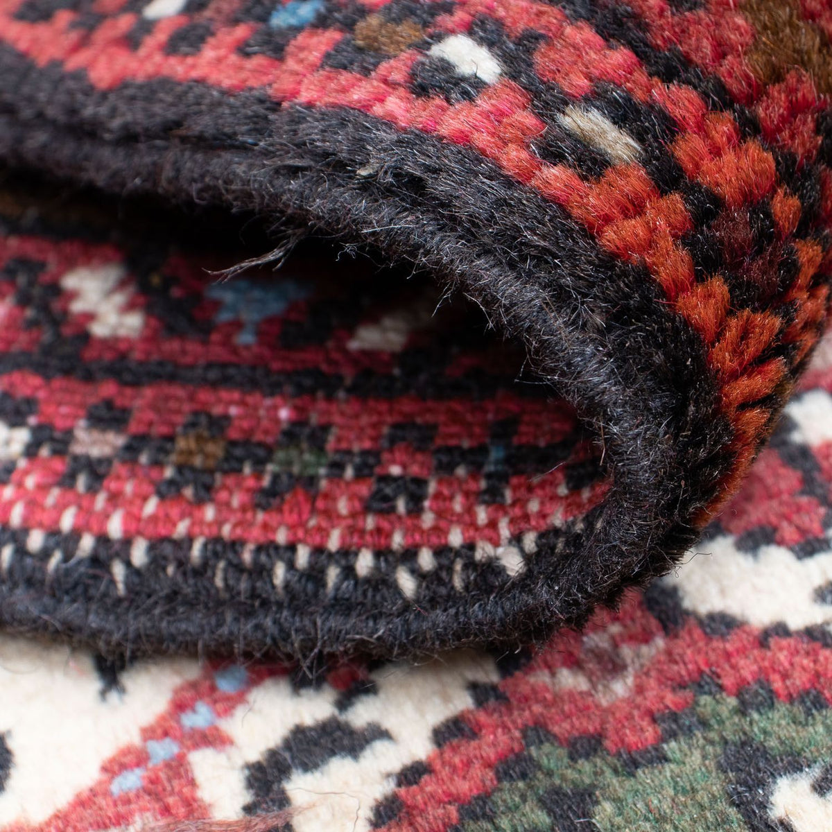 Perzisch Tapijt - Nomadisch - 106 x 64 cm - donkerrood