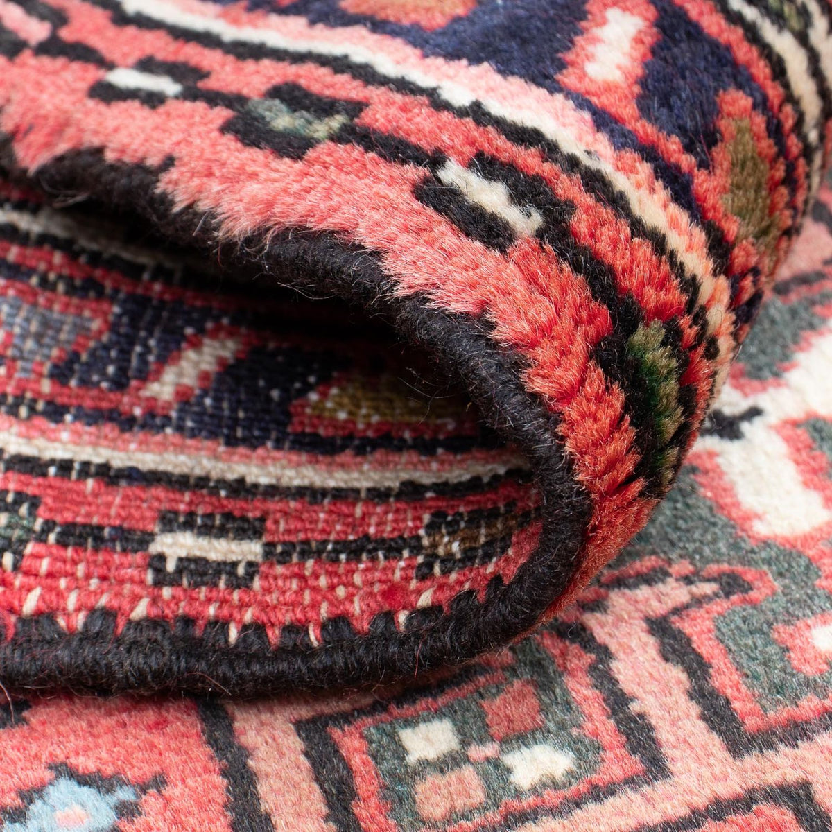 Perzisch Tapijt - Nomadisch - 100 x 67 cm - donkerrood