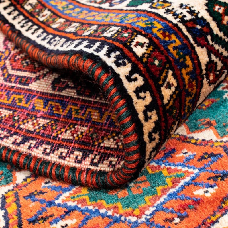 Loper Perzisch Tapijt - Nomadisch - 337 x 103 cm - donkerrood