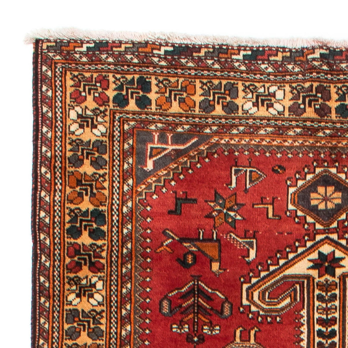 Loper Perzisch Tapijt - Nomadisch - 361 x 108 cm - donkerrood