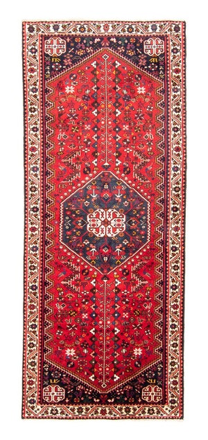 Loper Perzisch Tapijt - Nomadisch - 276 x 111 cm - donkerrood