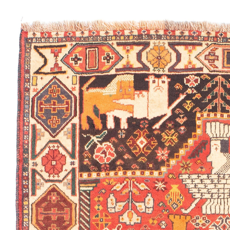 Perzisch Tapijt - Nomadisch - 155 x 108 cm - donkerrood