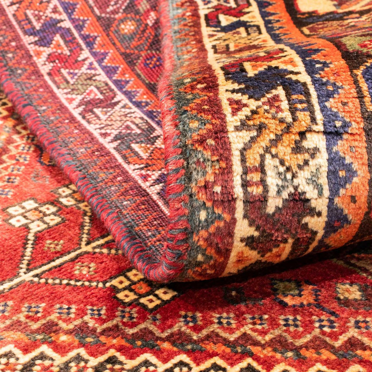 Perzisch Tapijt - Nomadisch - 153 x 106 cm - donkerrood