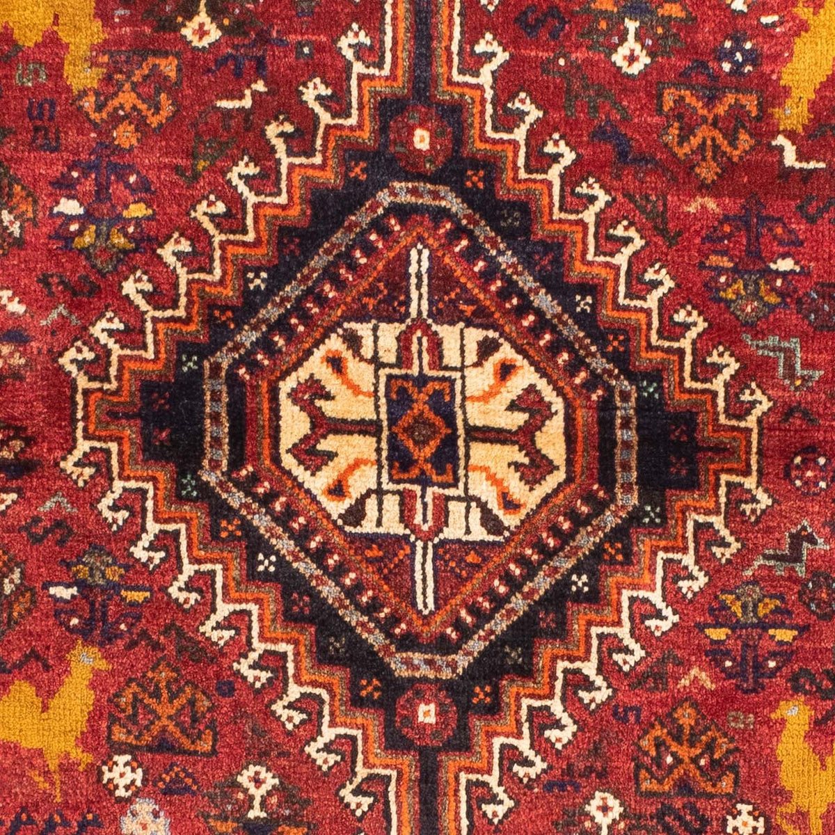 Perzisch Tapijt - Nomadisch - 165 x 113 cm - donkerrood