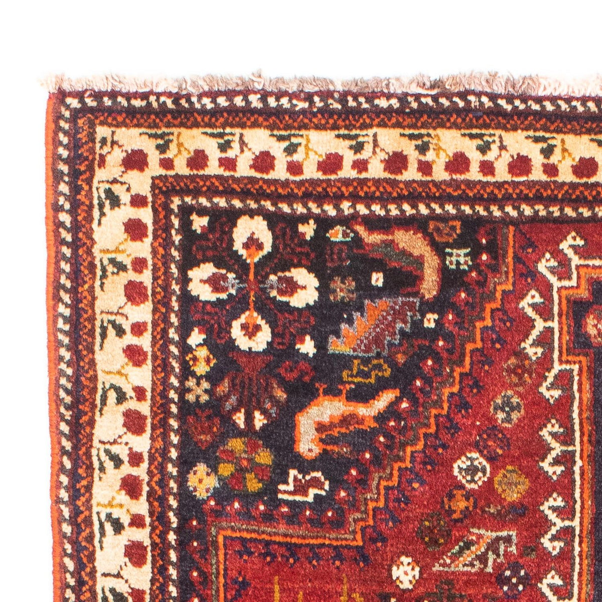 Perzisch Tapijt - Nomadisch - 165 x 113 cm - donkerrood