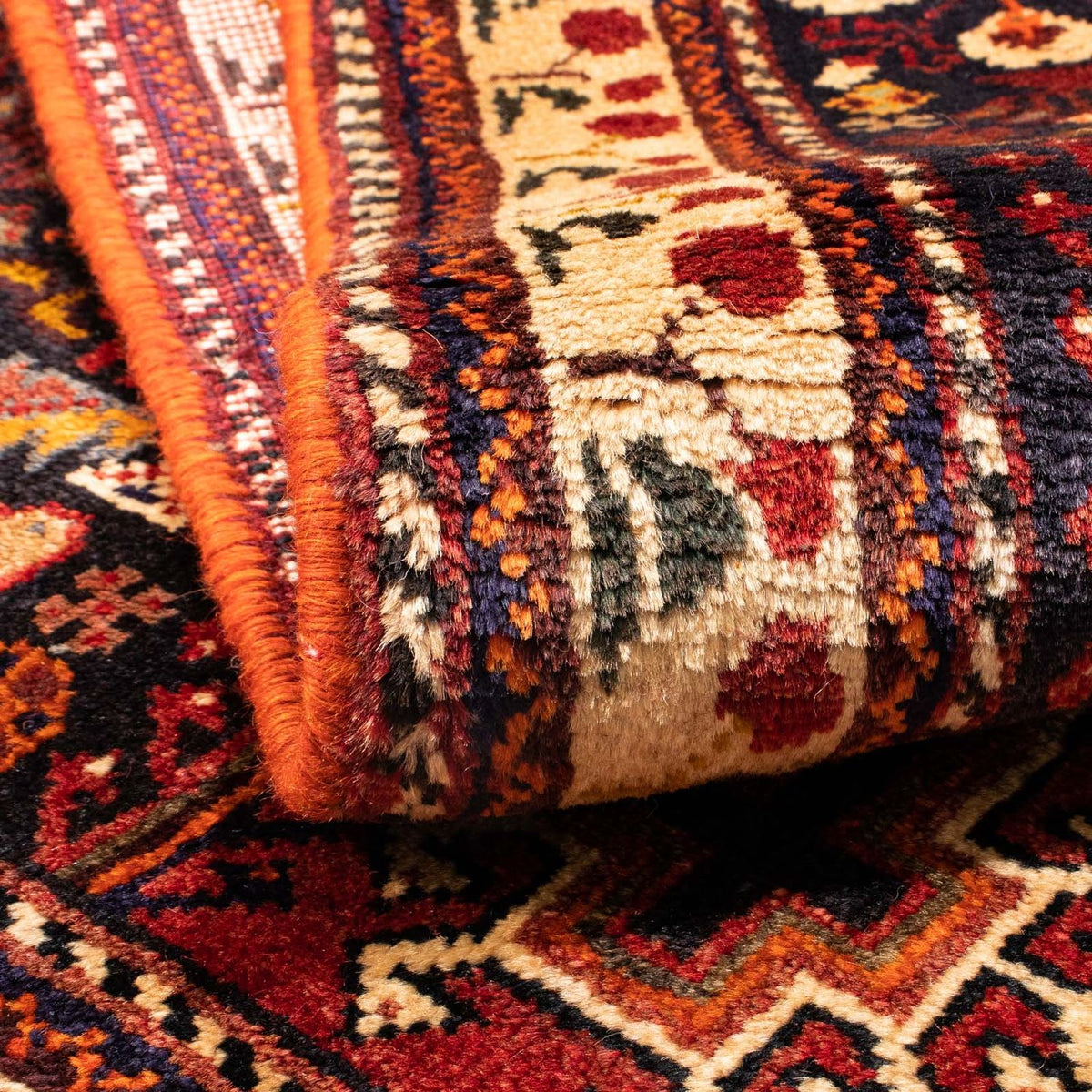 Perzisch Tapijt - Nomadisch - 165 x 113 cm - donkerrood