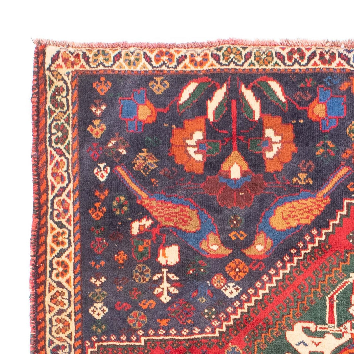 Perzisch Tapijt - Nomadisch - 156 x 114 cm - donkerrood