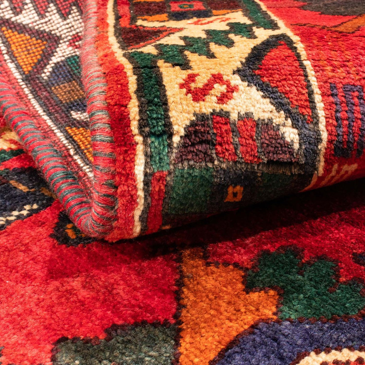 Perzisch Tapijt - Nomadisch - 159 x 117 cm - donkerrood