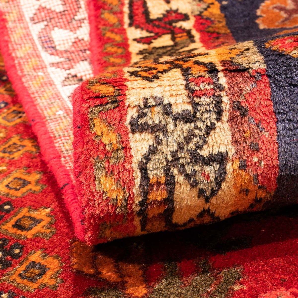 Perzisch Tapijt - Nomadisch - 159 x 106 cm - donkerrood