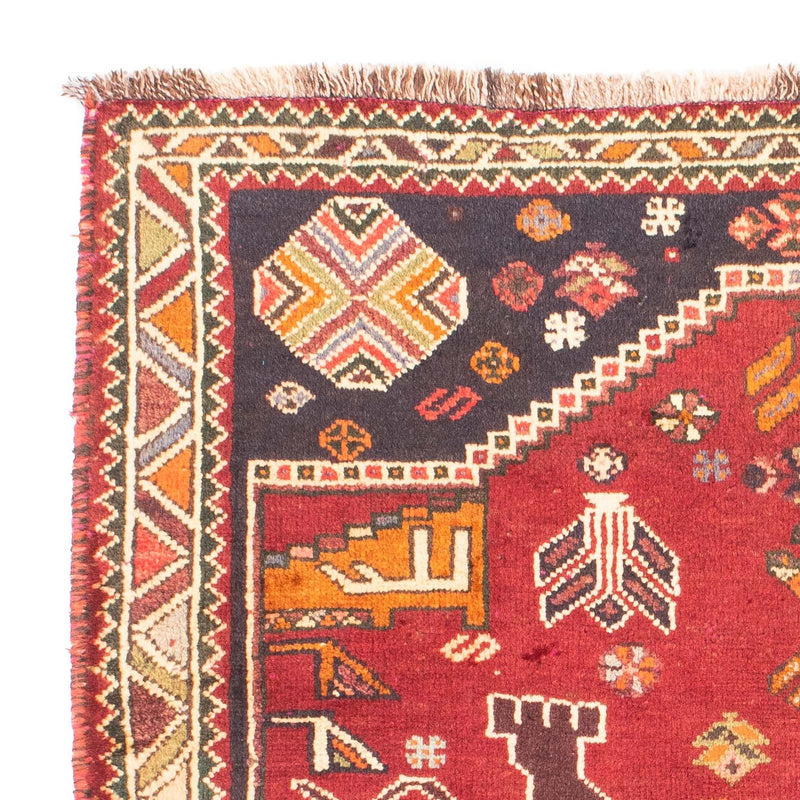 Perzisch Tapijt - Nomadisch - 167 x 120 cm - donkerrood