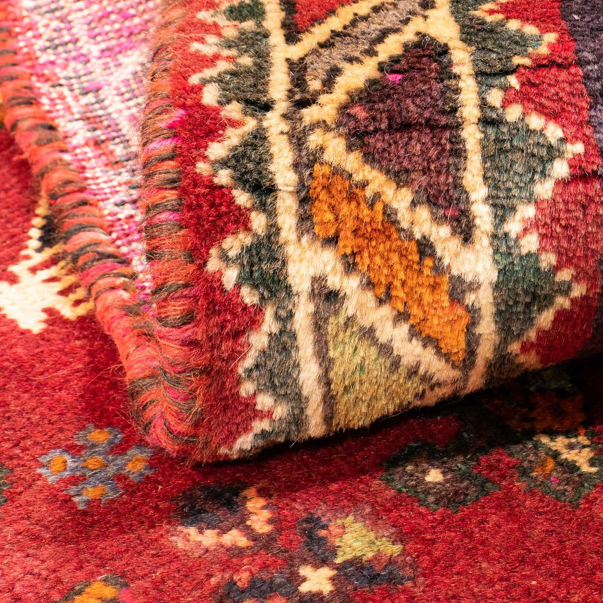 Perzisch Tapijt - Nomadisch - 167 x 120 cm - donkerrood