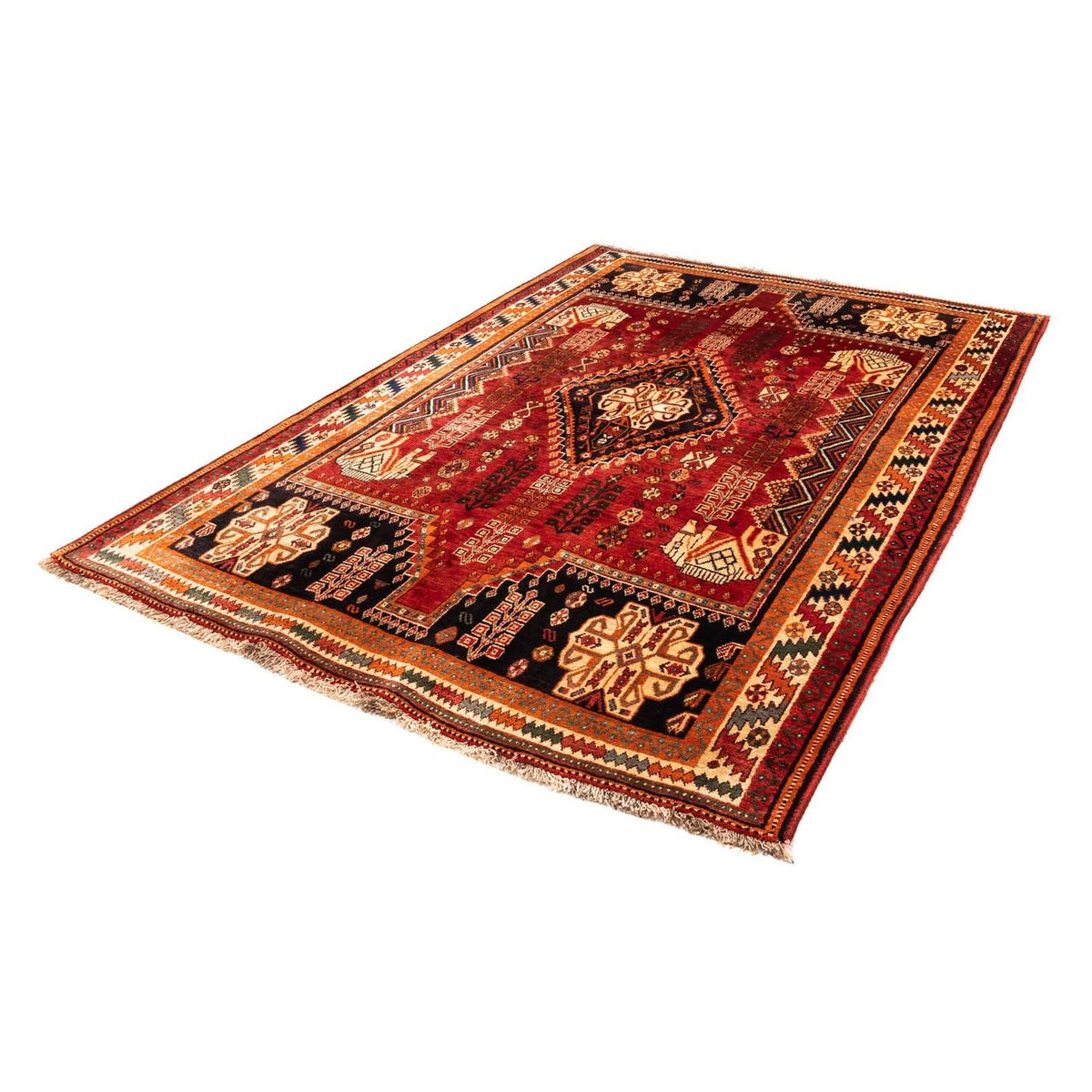 Perzisch Tapijt - Nomadisch - 240 x 167 cm - donkerrood