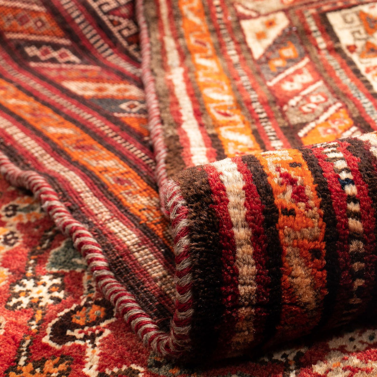 Perzisch Tapijt - Nomadisch - 240 x 190 cm - donkerrood