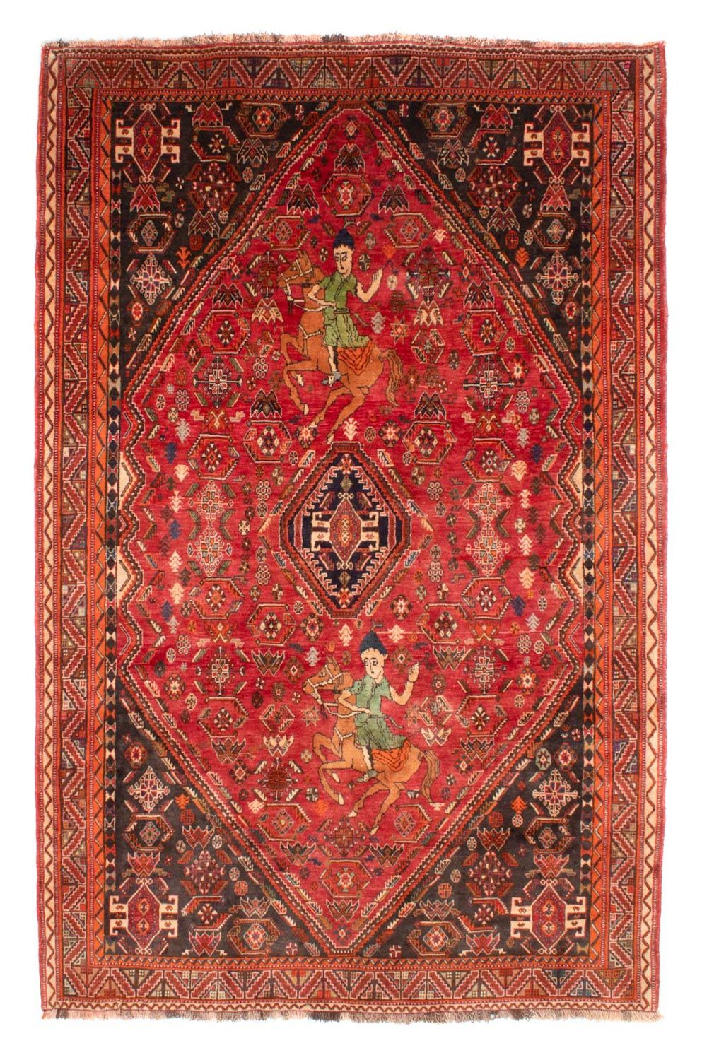 Perzisch Tapijt - Nomadisch - 292 x 188 cm - rood