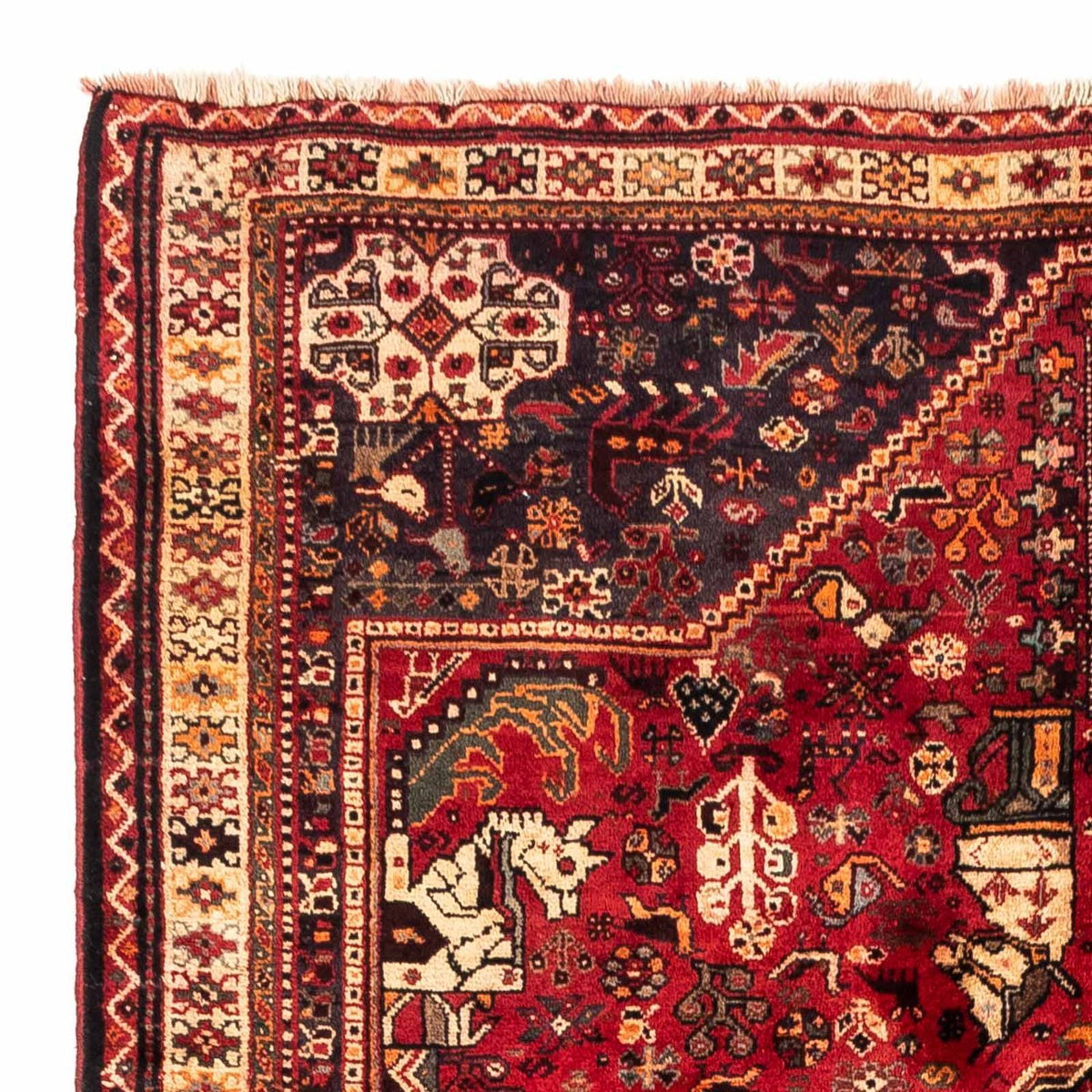 Perzisch Tapijt - Nomadisch - 237 x 175 cm - donkerrood