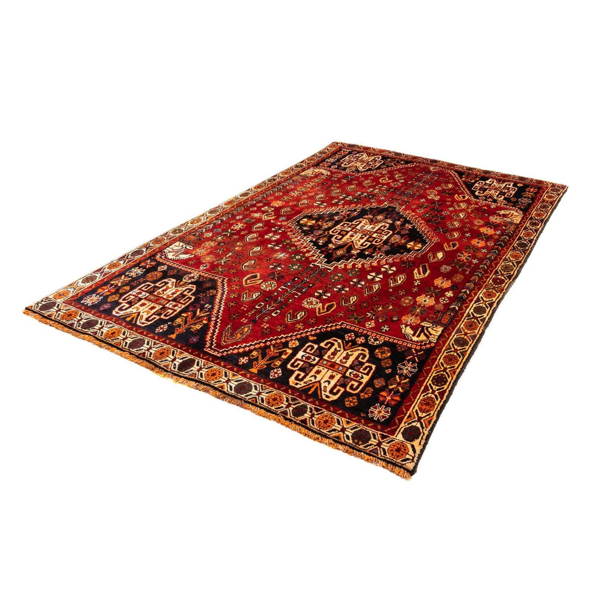 Perzisch Tapijt - Nomadisch - 247 x 153 cm - donkerrood