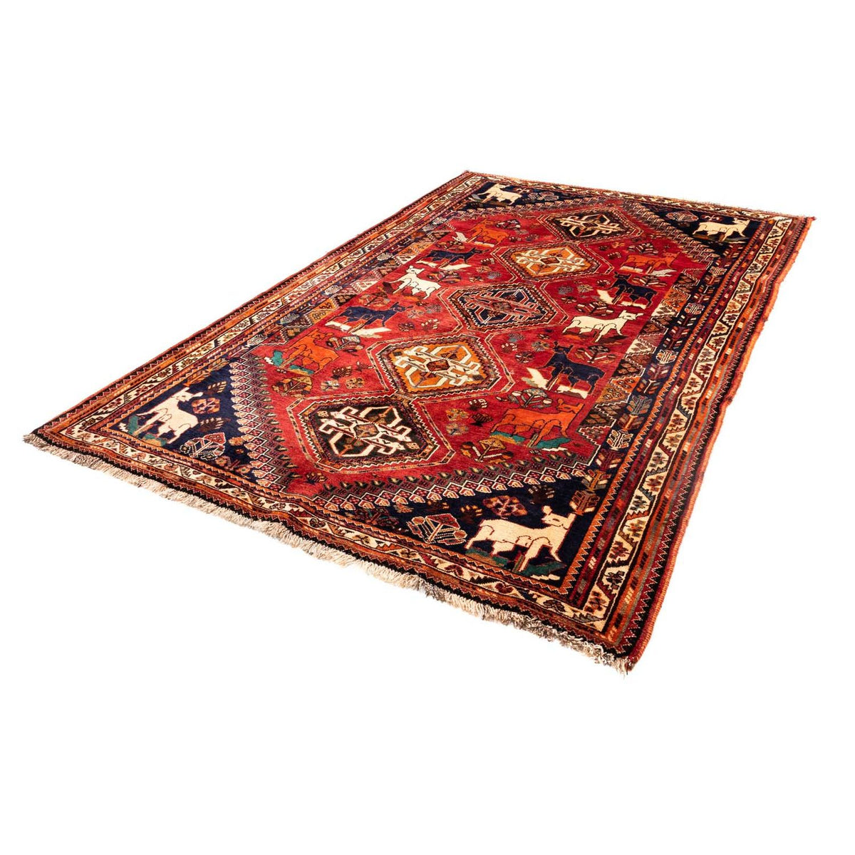 Perzisch Tapijt - Nomadisch - 265 x 172 cm - rood