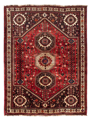 Perzisch Tapijt - Nomadisch - 244 x 183 cm - donkerrood