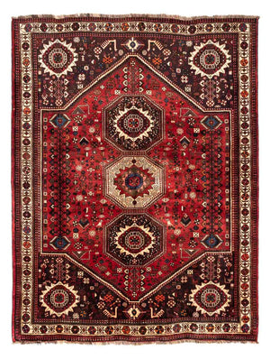 Perzisch Tapijt - Nomadisch - 244 x 183 cm - donkerrood
