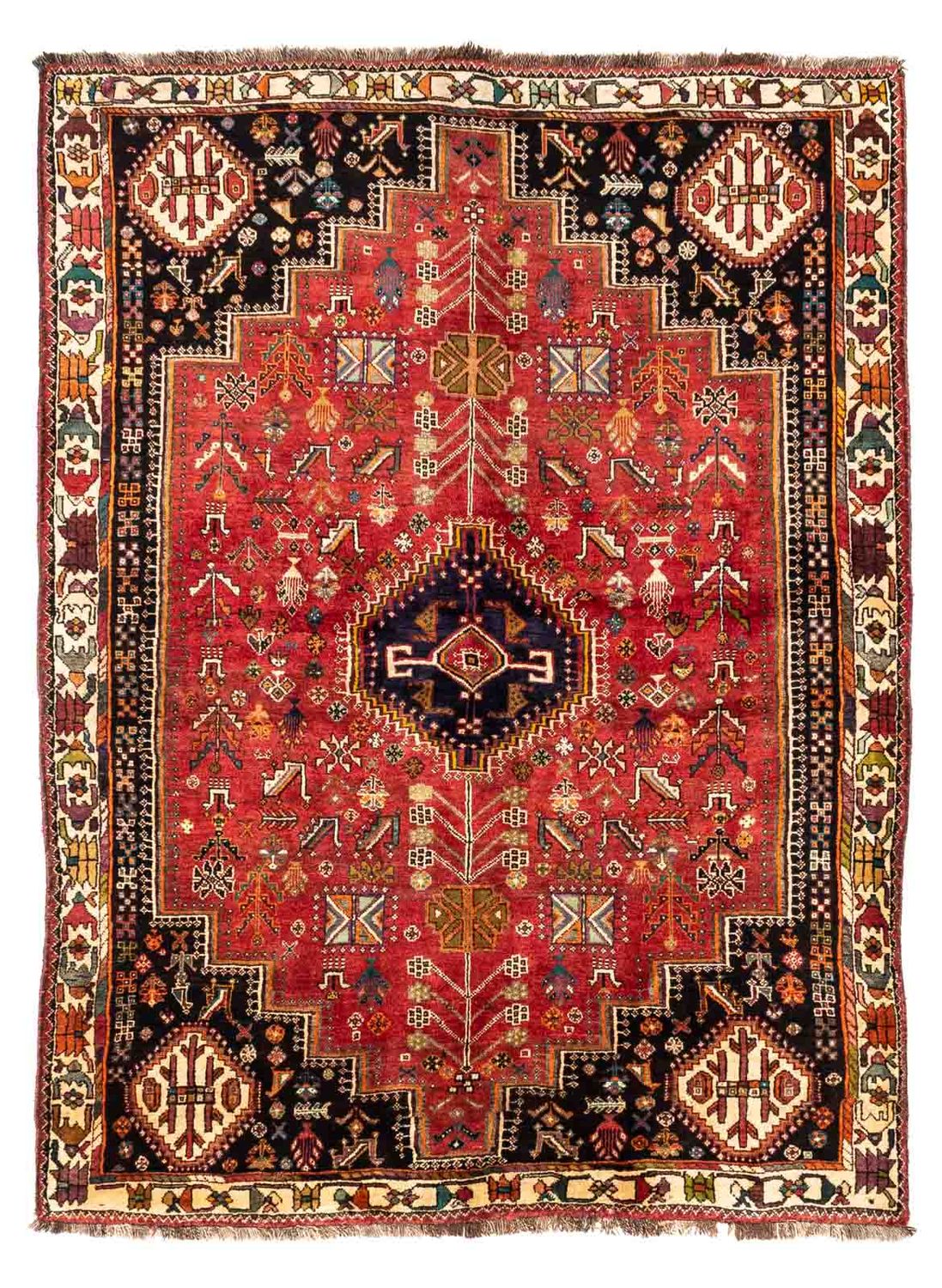 Perzisch Tapijt - Nomadisch - 247 x 170 cm - rood