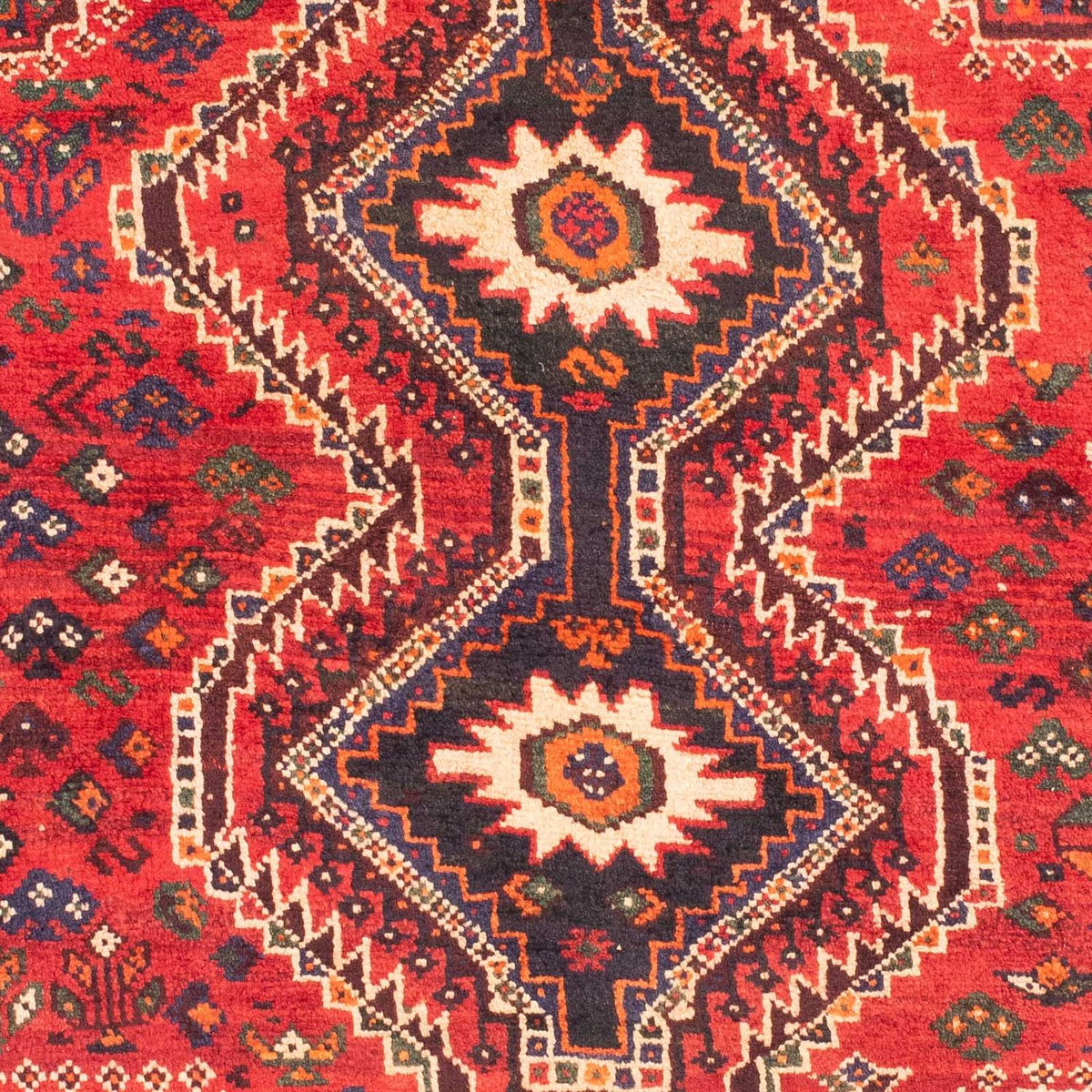 Perzisch Tapijt - Nomadisch - 150 x 118 cm - donkerrood