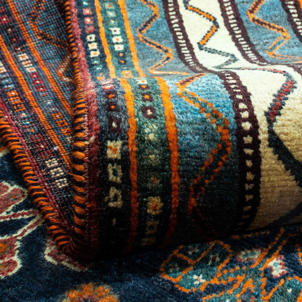 Perzisch Tapijt - Nomadisch - 246 x 160 cm - donkerblauw