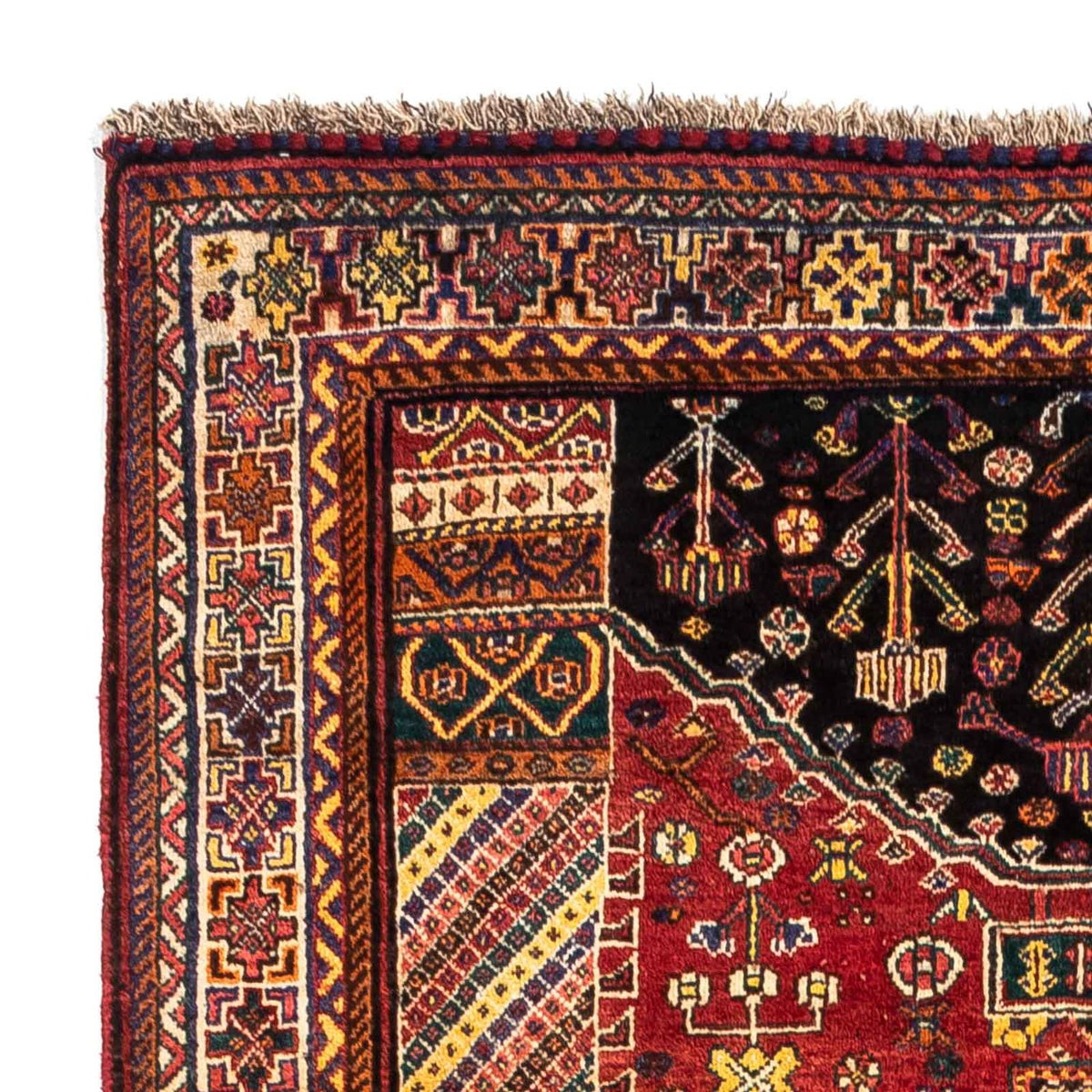 Perzisch Tapijt - Nomadisch - 250 x 153 cm - donkerrood