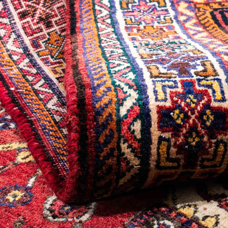 Perzisch Tapijt - Nomadisch - 250 x 153 cm - donkerrood