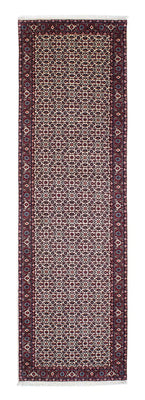 Loper Perzisch tapijt - Bijar - 297 x 86 cm - beige