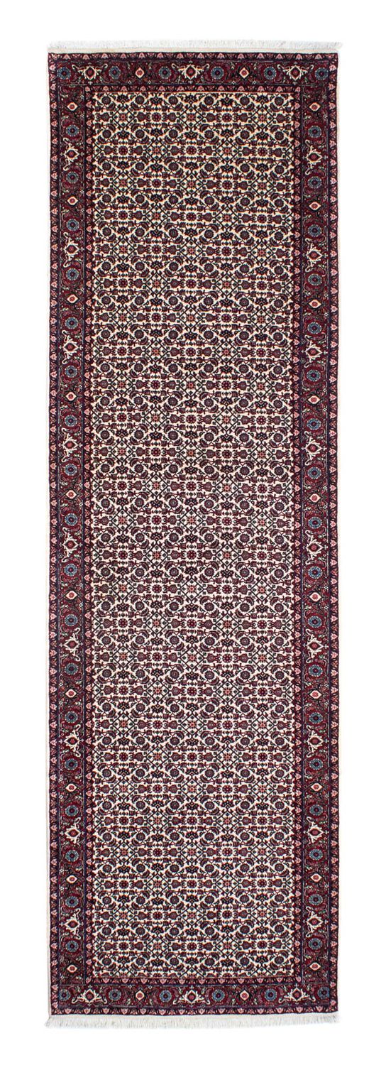Loper Perzisch tapijt - Bijar - 297 x 86 cm - beige